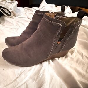 DV by Dolce Vita Gray Heeled Boots
